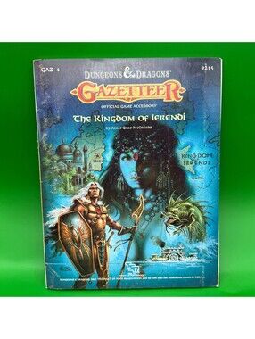 GAZ4 D&D Gazetteer  THE KINGDOM OF IERENDI 1987 TSR 9215  Game Accessory UNCUT
